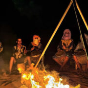1 noche de excursión a camello en Merzouga