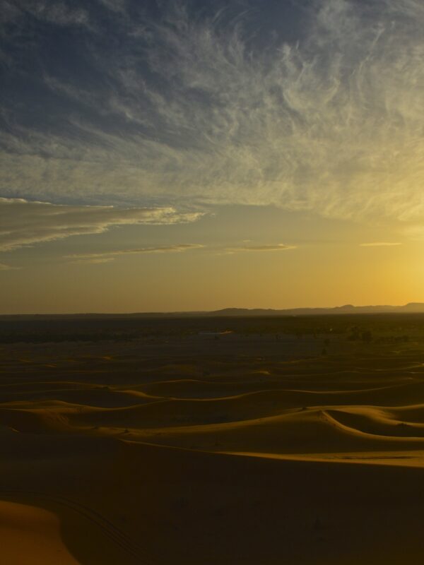 Atardecer en Merzouga y paseo en camello