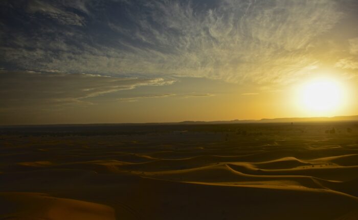 Atardecer en Merzouga y paseo en camello